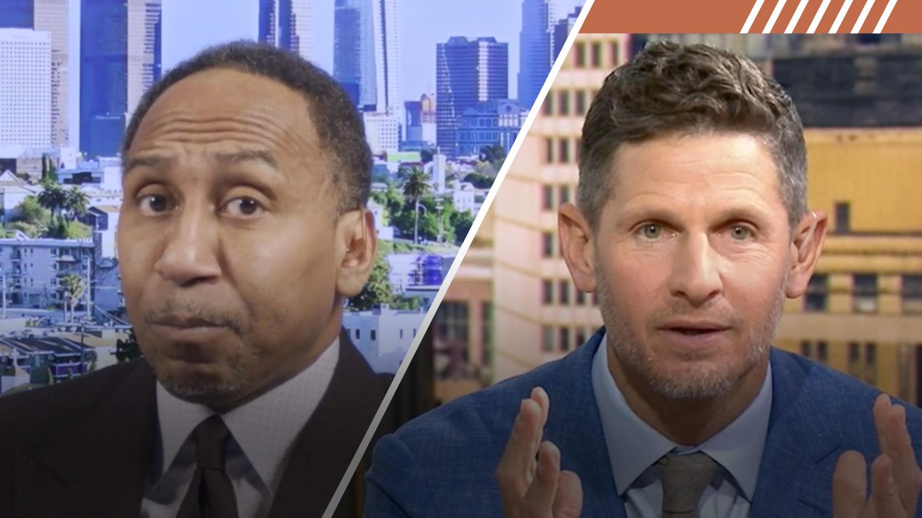 Stephen A. and Orlovsky get heated debating about Daniel Jones