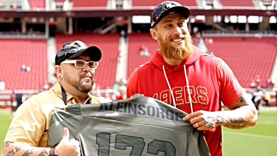 George Kittle's deep relationship with veterans