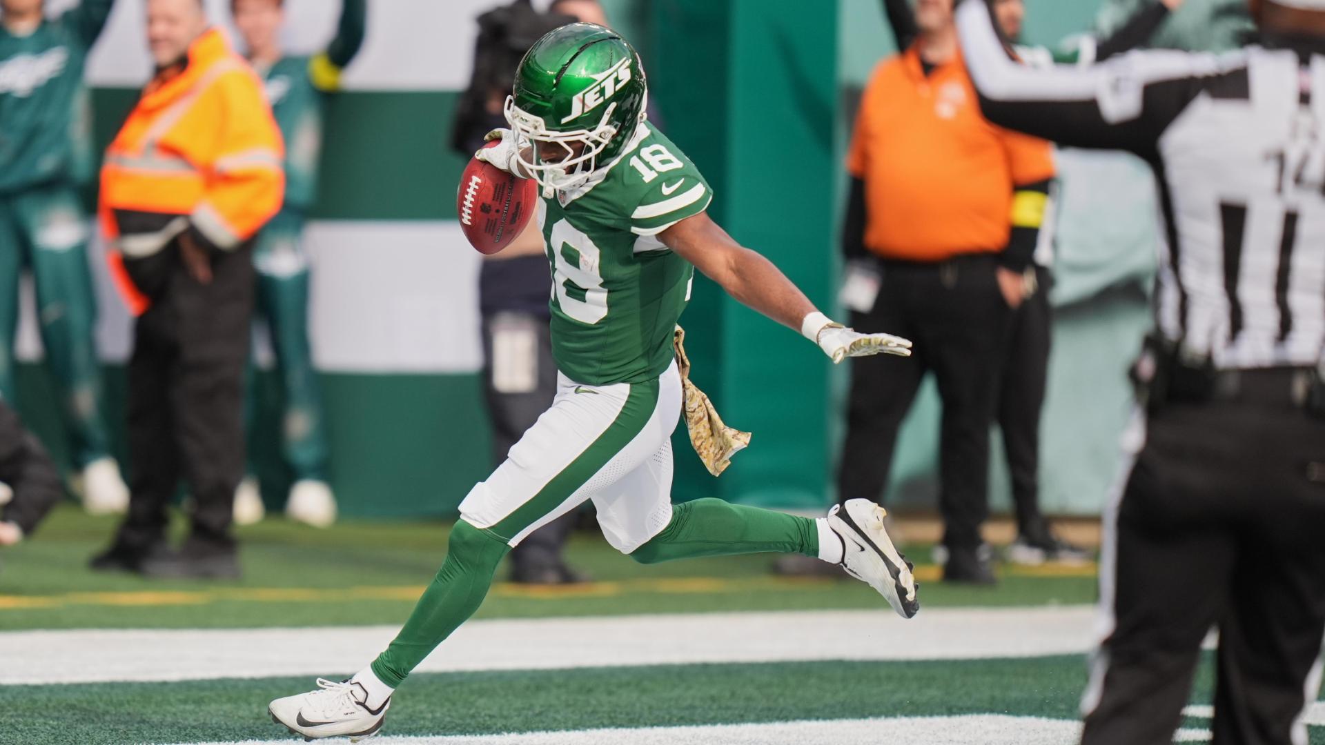 Isaiah Williams burns Browns for 74-yard punt-return TD