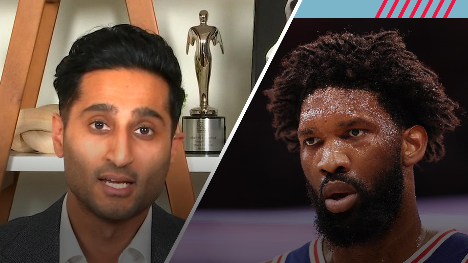 How concerning is Joel Embiid's right knee soreness?