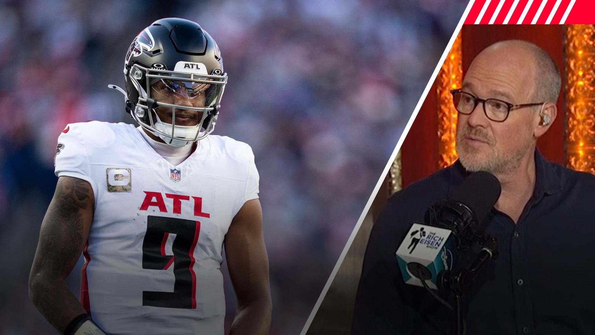 Rich Eisen 'stunned' by Michael Penix Jr.'s remarks at podium