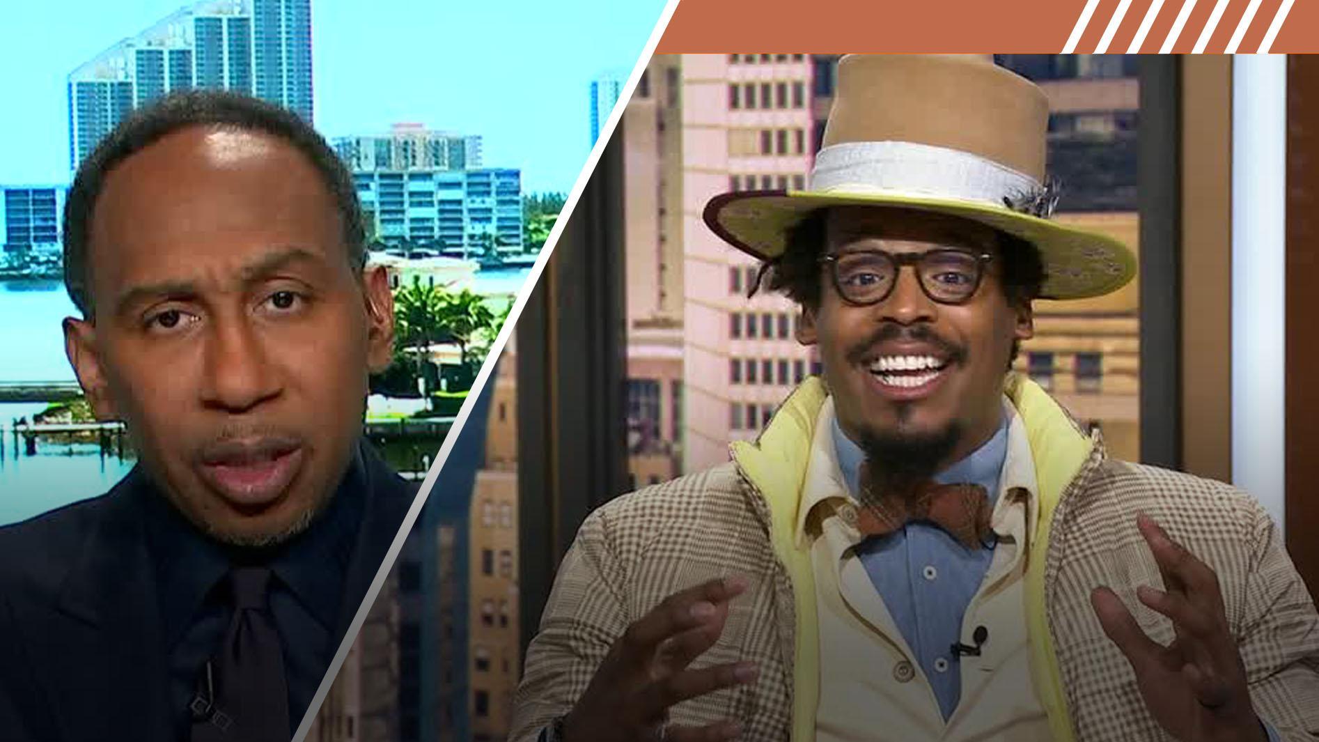Stephen A. responds to Cam Newton calling out Eagles' 'dysfunction'