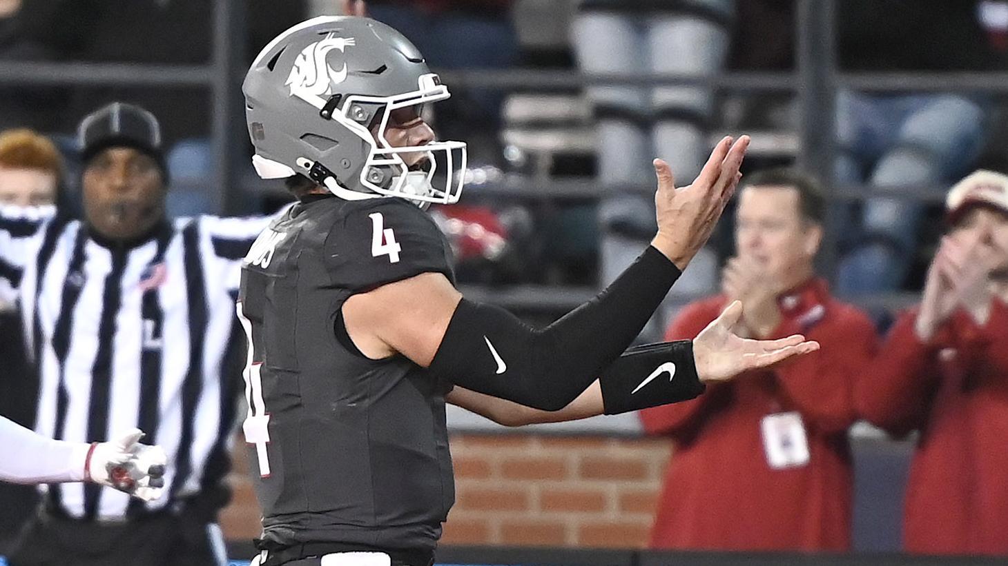 Zevi Eckhaus hits '6-7' celly after Wazzu TD