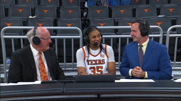 Texas' Madison Booker describes overall improvement in game - ESPN Video