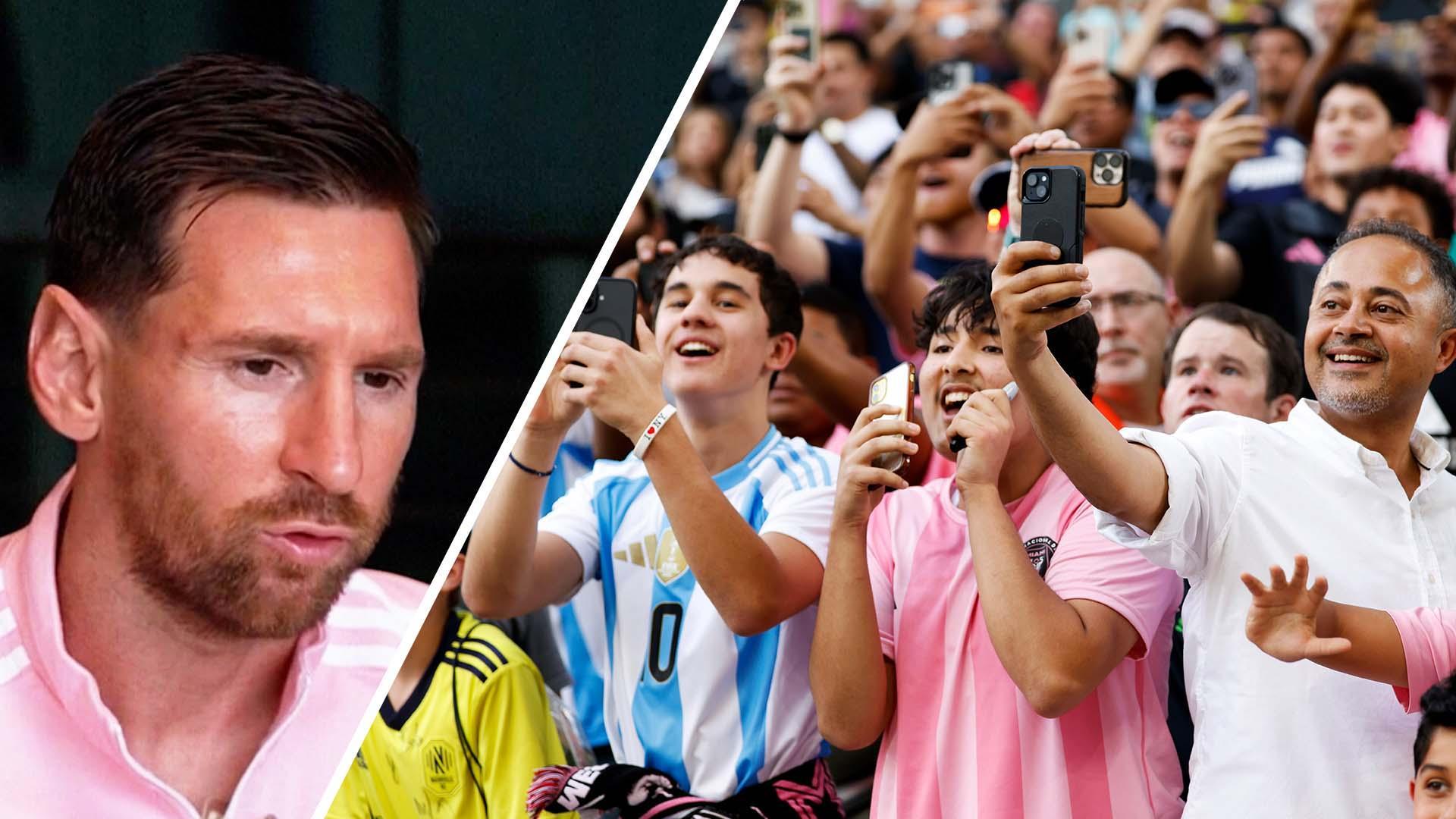 Lionel Messi: I surprised about the passion for soccer in the United States