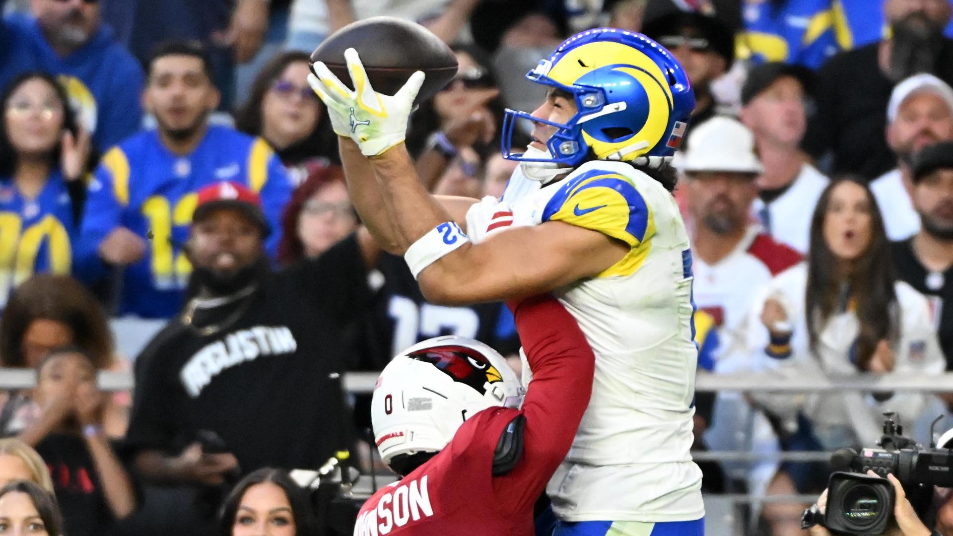 Puka Nacua makes an unbelievable catch for his 2nd TD