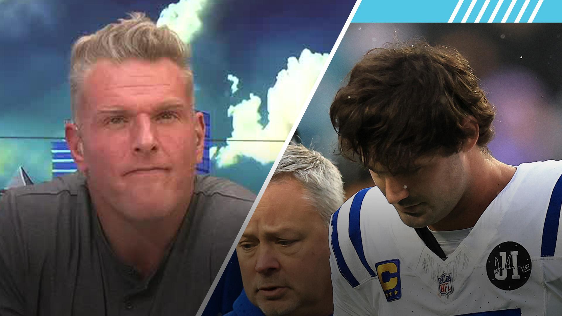 Pat McAfee bummed by Daniel Jones' Achilles injury