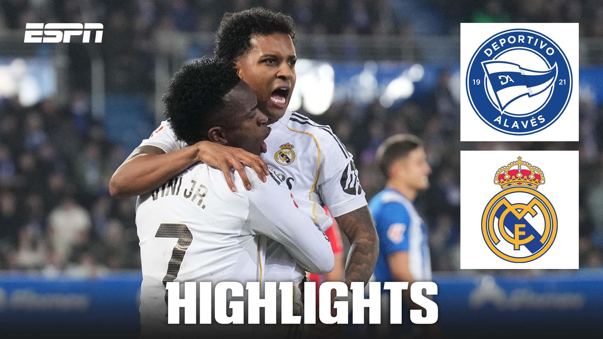 Rodrygo rescues Real Madrid vs. Alavés in LaLiga