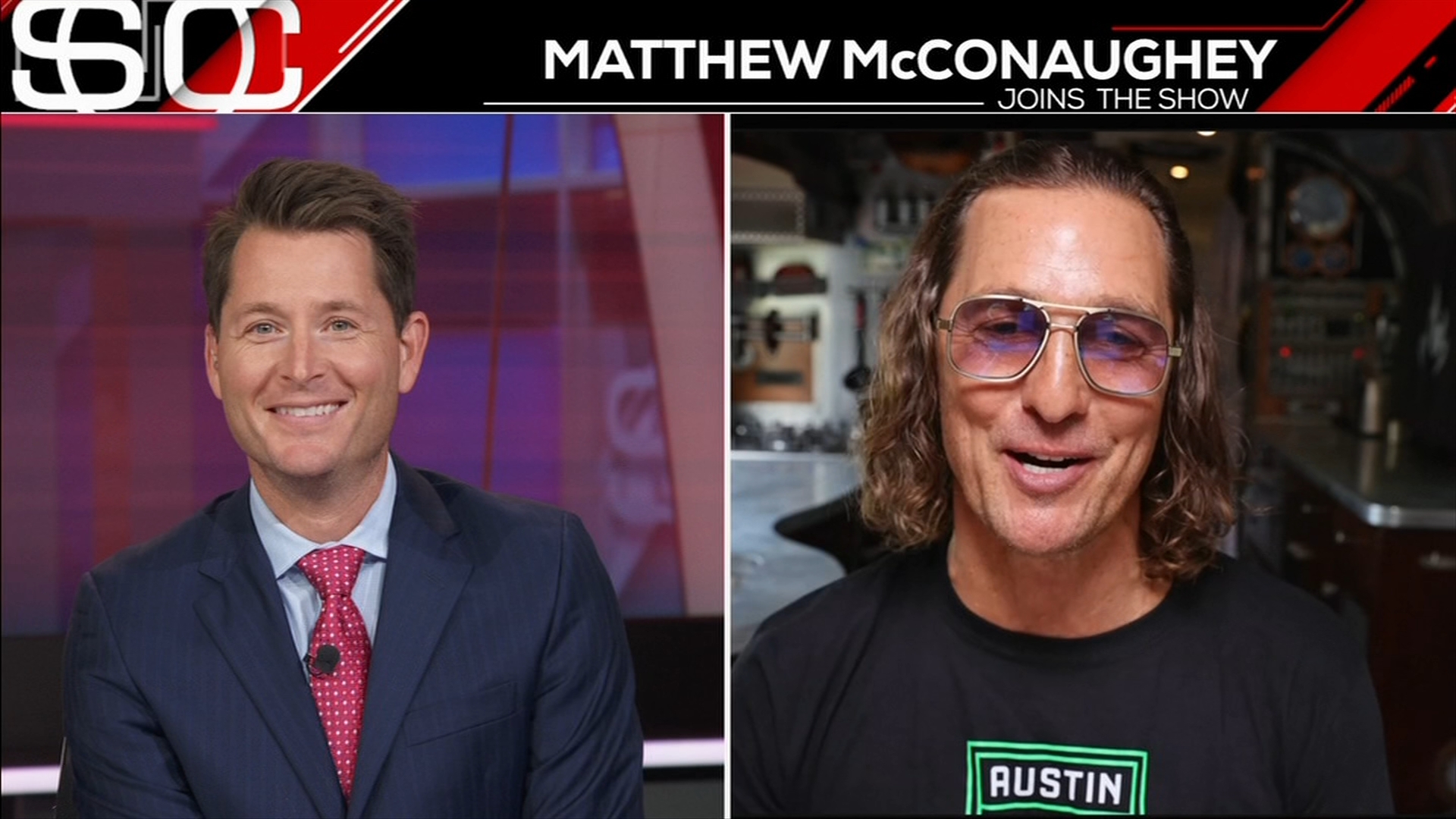 Matthew McConaughey talks Austin FC ownership on SportsCenter