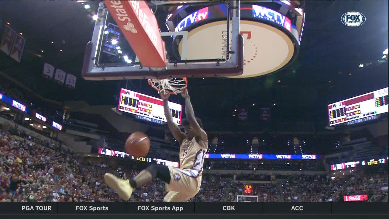Forrest Steals Pass Tosses Behind The Back Pass For Dunk Watch Espn