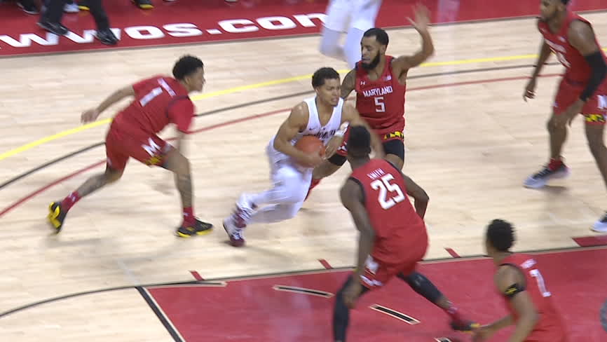 Harvard S Aiken Slices Through Defenders Watch Espn