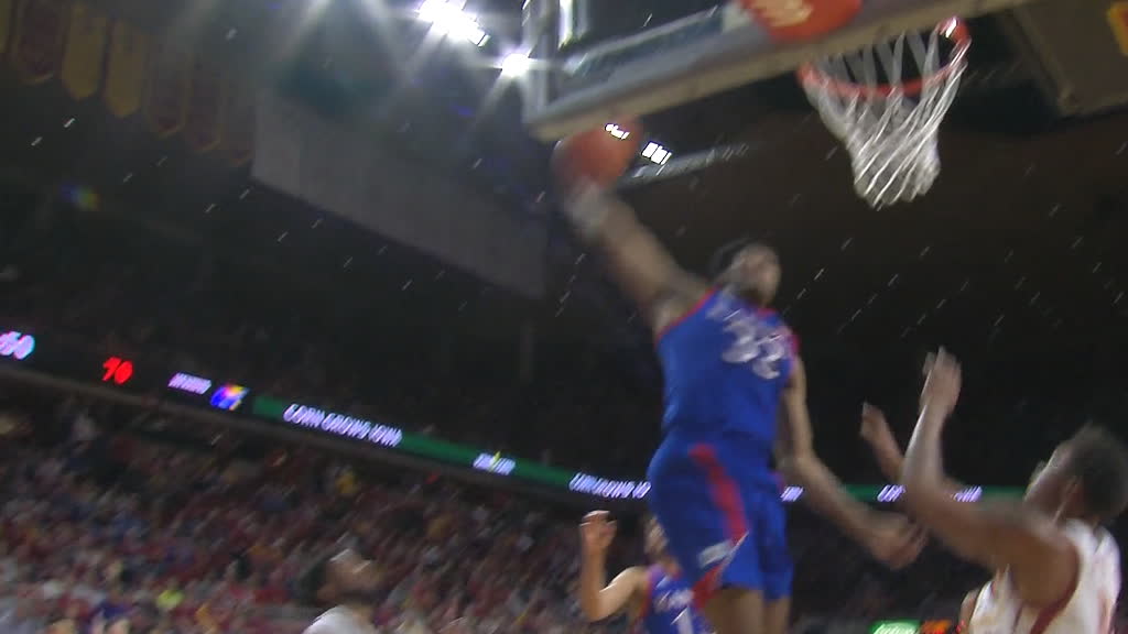 Mccormack Shows Off Length With Putback Dunk Watch Espn