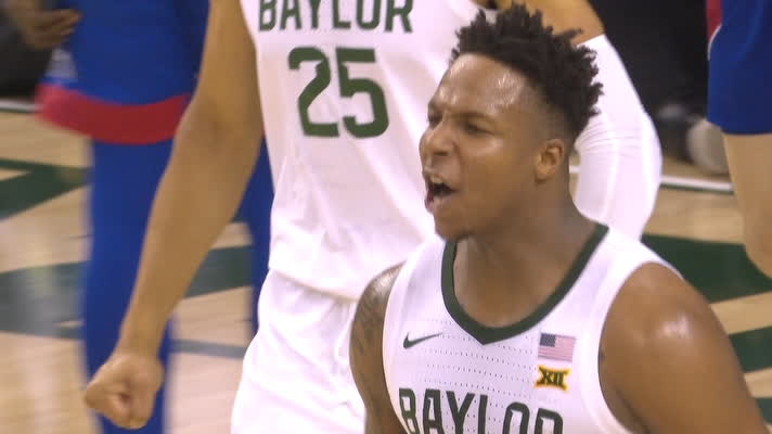 Baylor's Vital emphatically throws down and-1 alley-oop