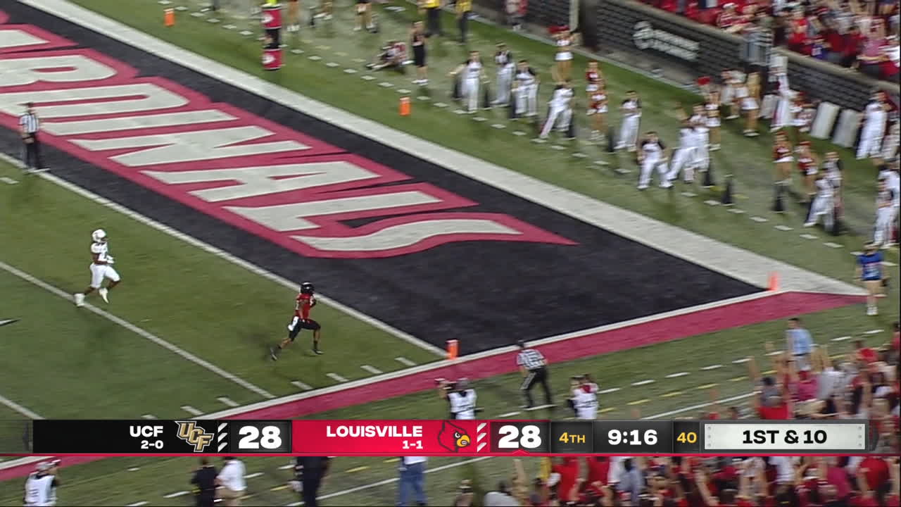 Braden Smith connects with Trevion Cooley for 45-yard Louisville TD
