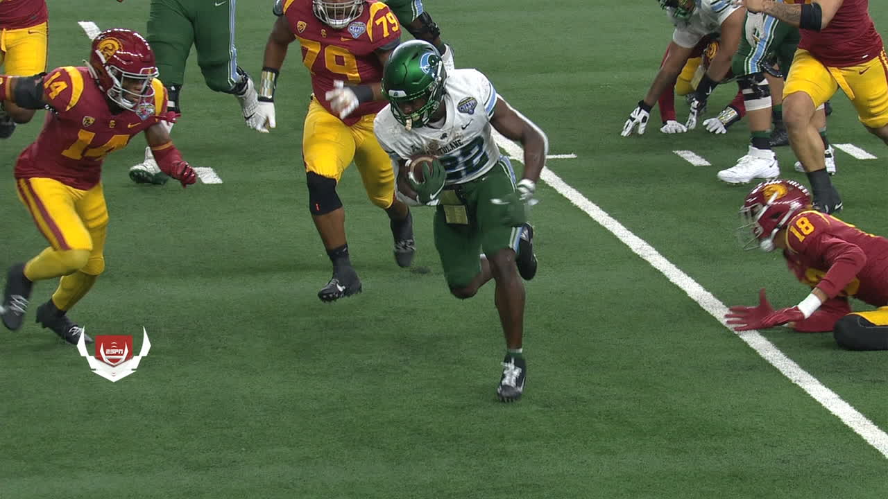 Tyjae Spears rumbles into the end zone for his 2nd TD - Stream the Video - Watch ESPN