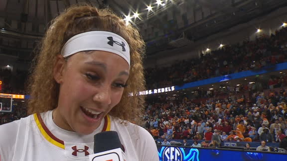 Kamilla Cardoso breaks down her winning 3-pointer - ESPN Video