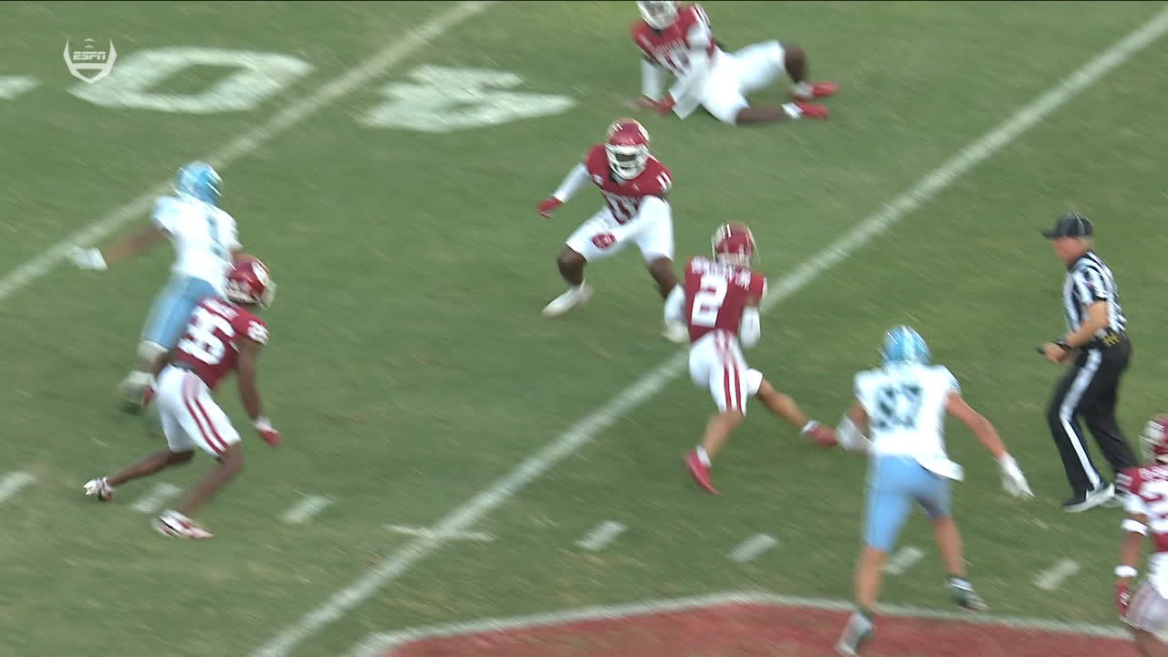 Oklahoma's Billy Bowman gets huge INT in the fourth quarter