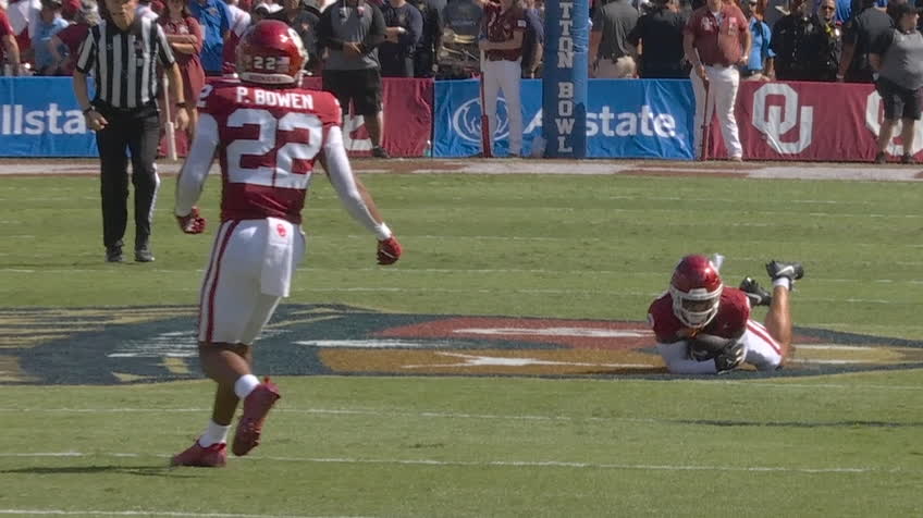 Ewers throws pick on first possession