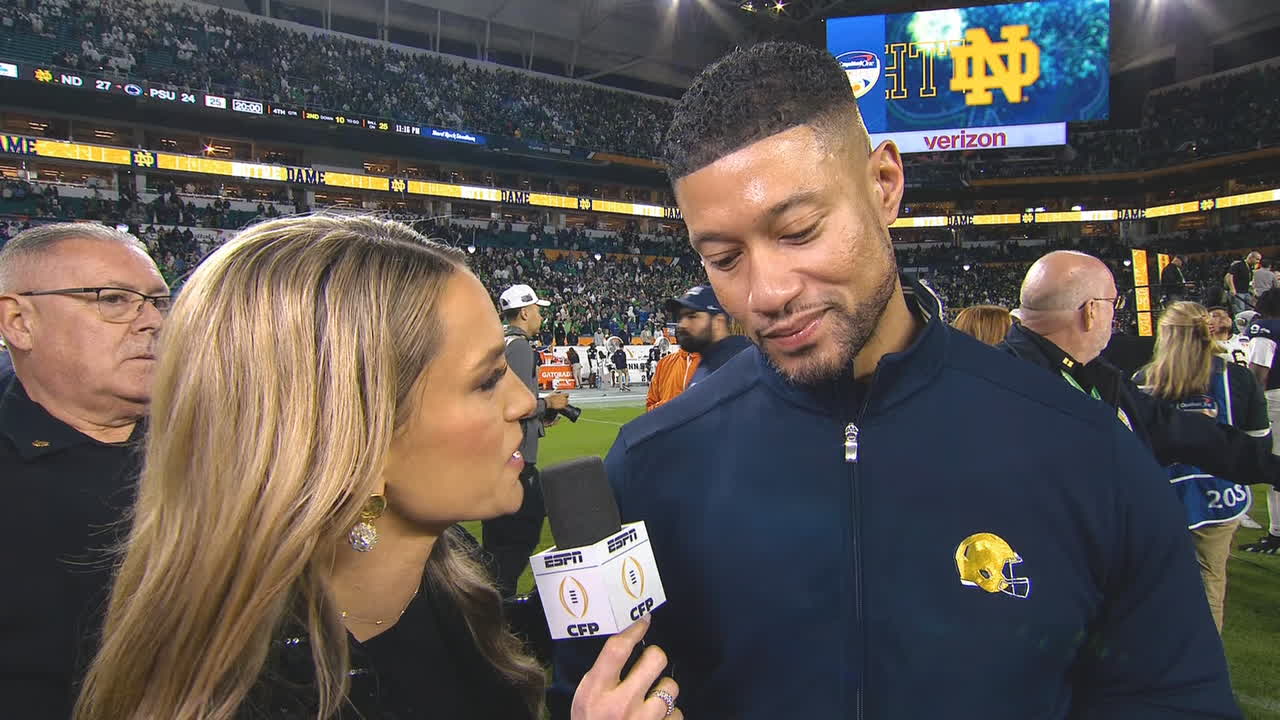 Marcus Freeman on ND win: 'I'm so proud of this group'