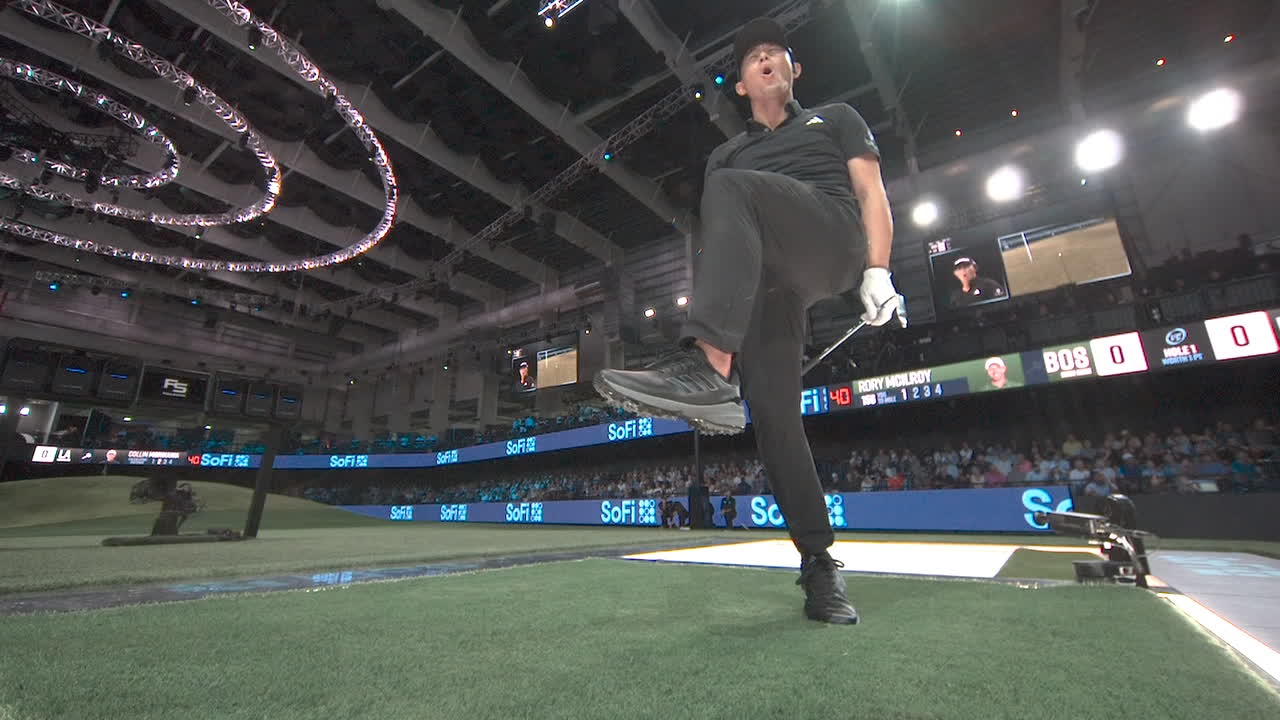 Collin Morikawa amped after early dart
