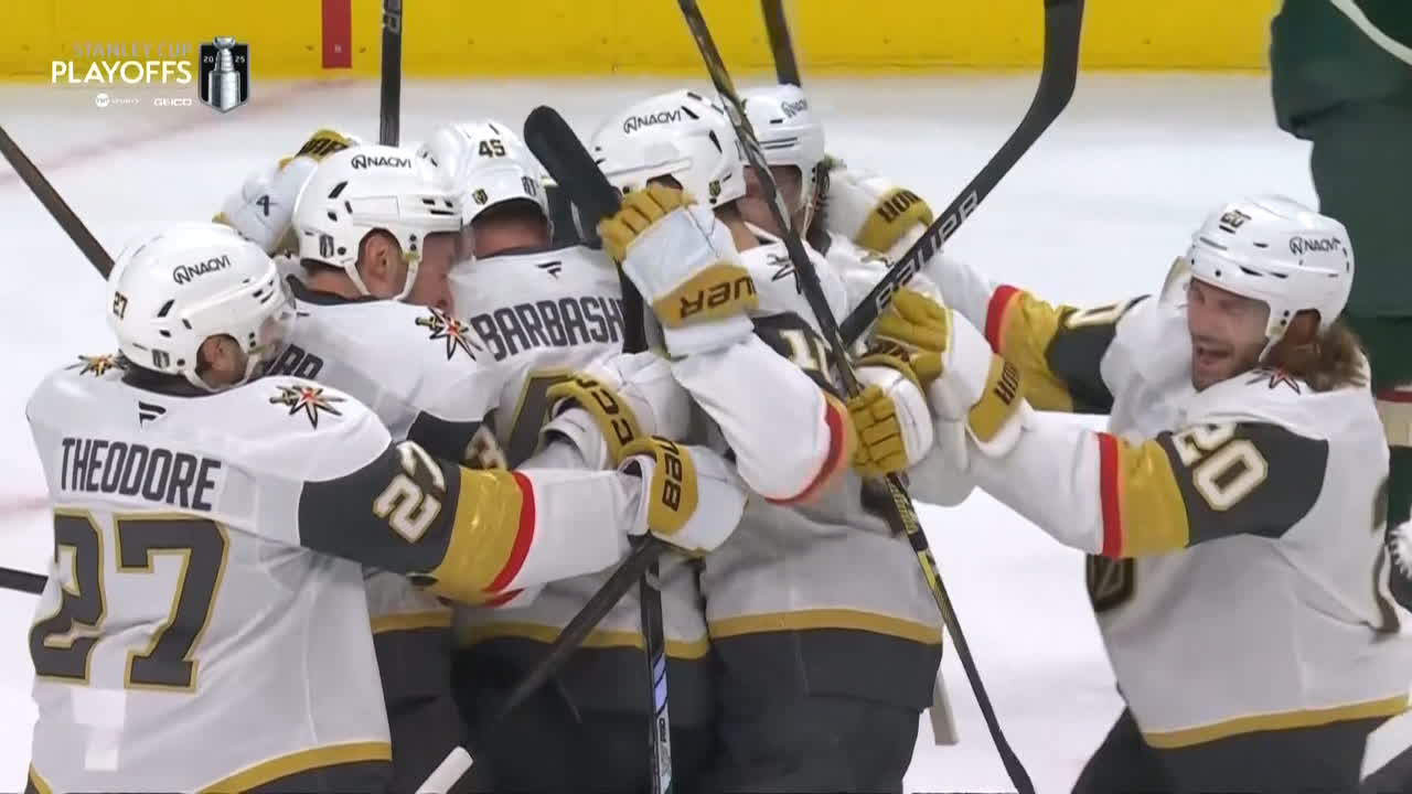 Ivan Barbashev's OT winner levels series for Golden Knights