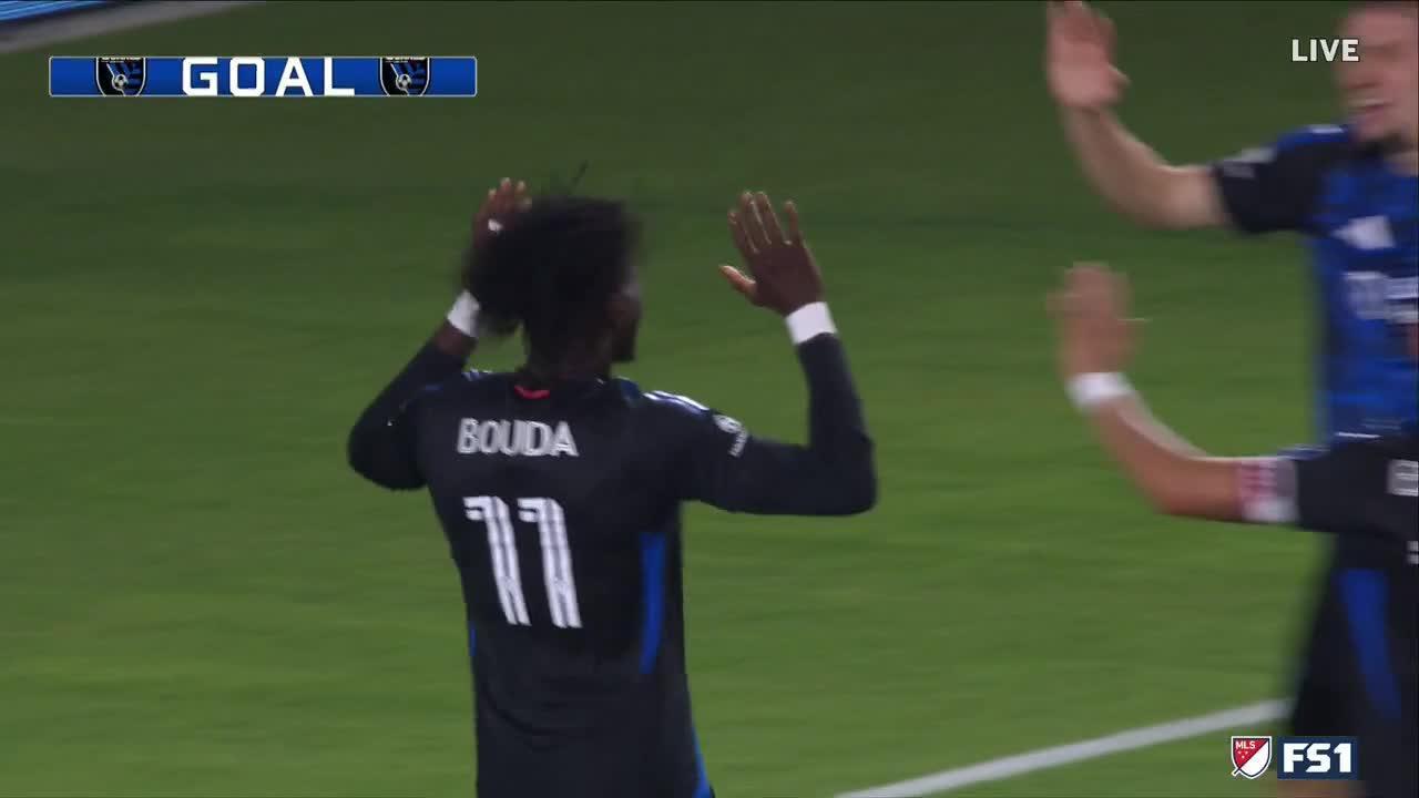 Ousseni Bouda gets on the scoresheet for San Jose Earthquakes