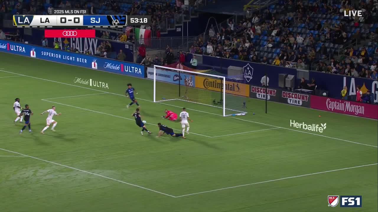 Earl Edwards makes a great save