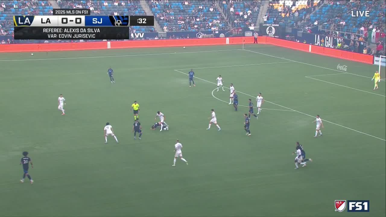 Novak Micovic makes a great save