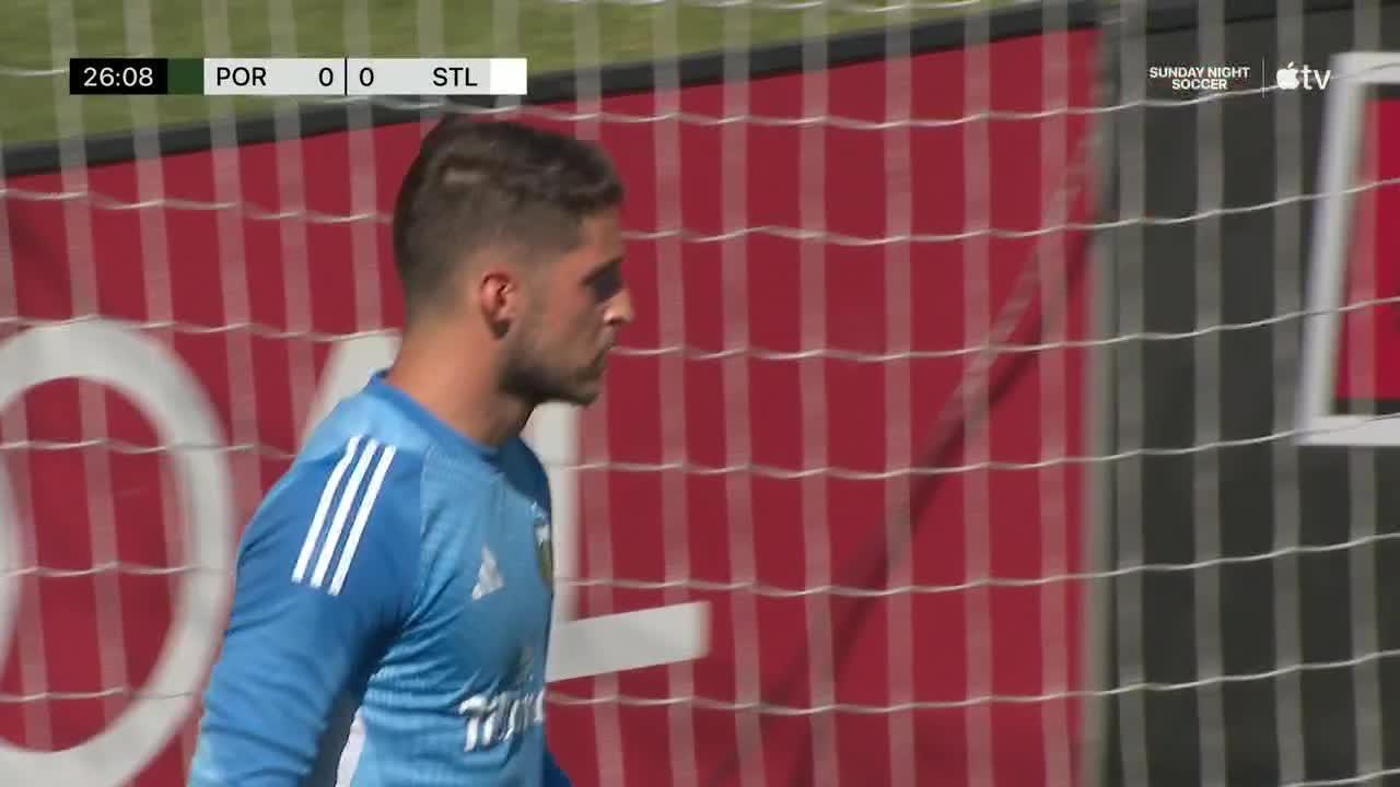 James Pantemis makes a great save