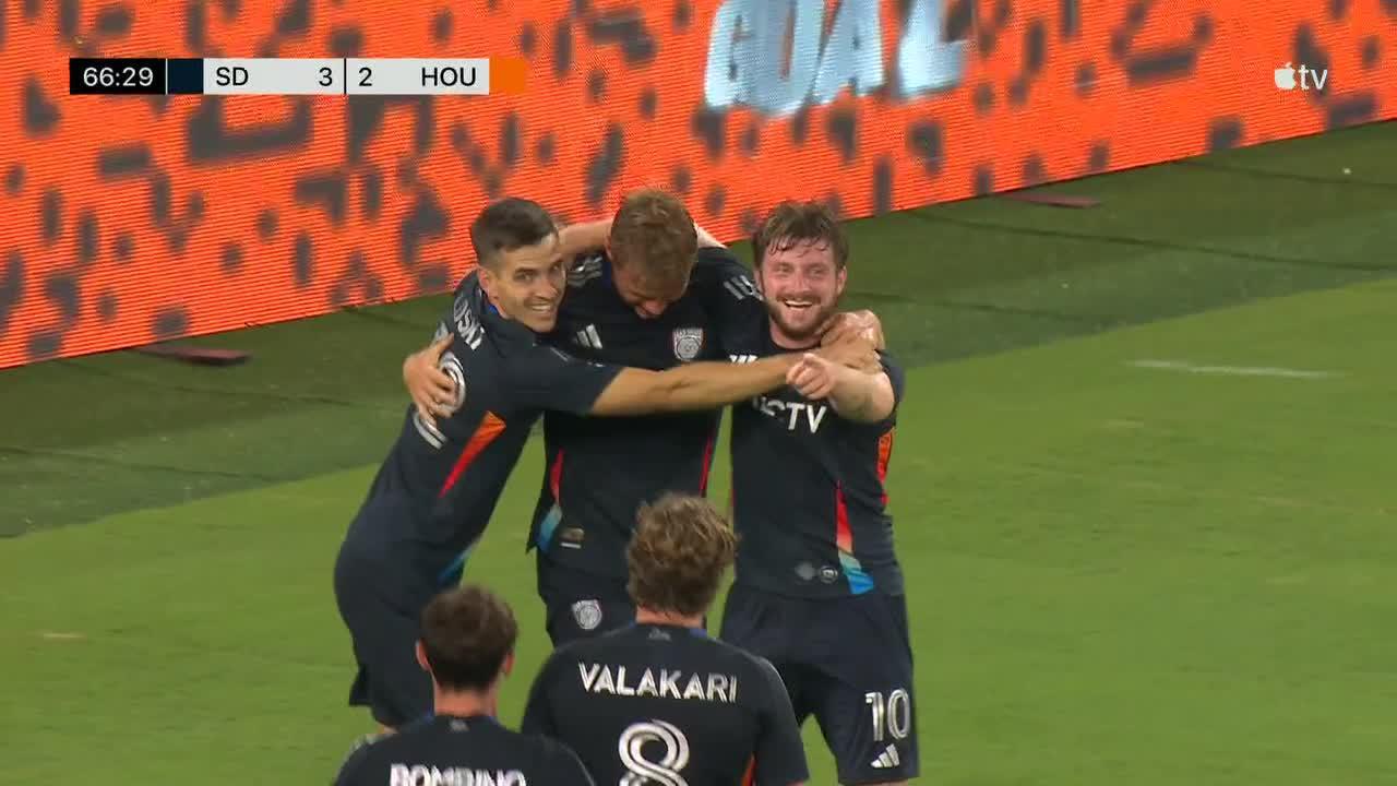 Onni Valakari finds the back of the net for San Diego FC