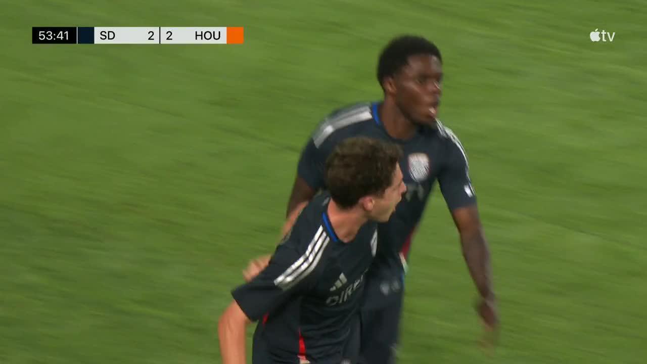 Luca Bombino scores goal for San Diego FC