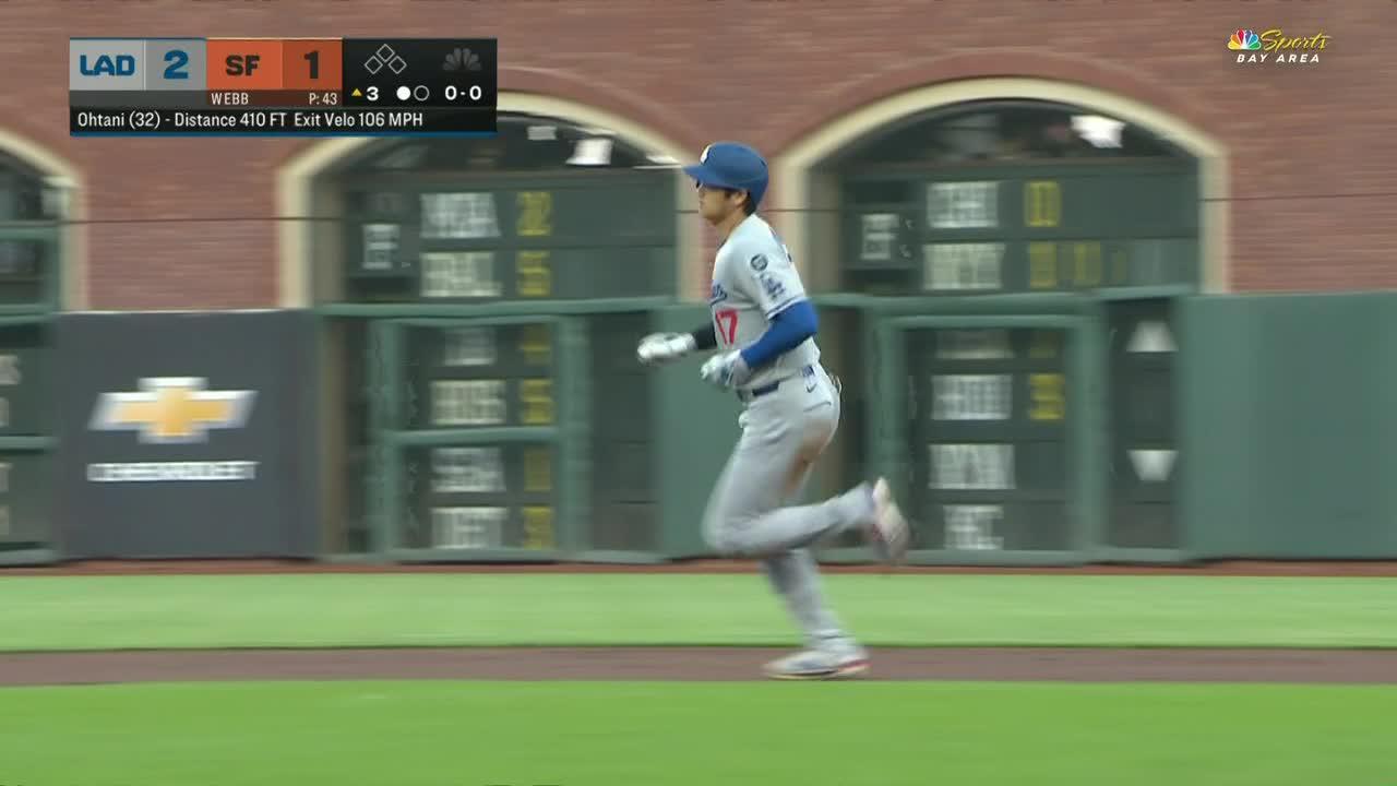 Shohei Ohtani sends home run into McCovey Cove