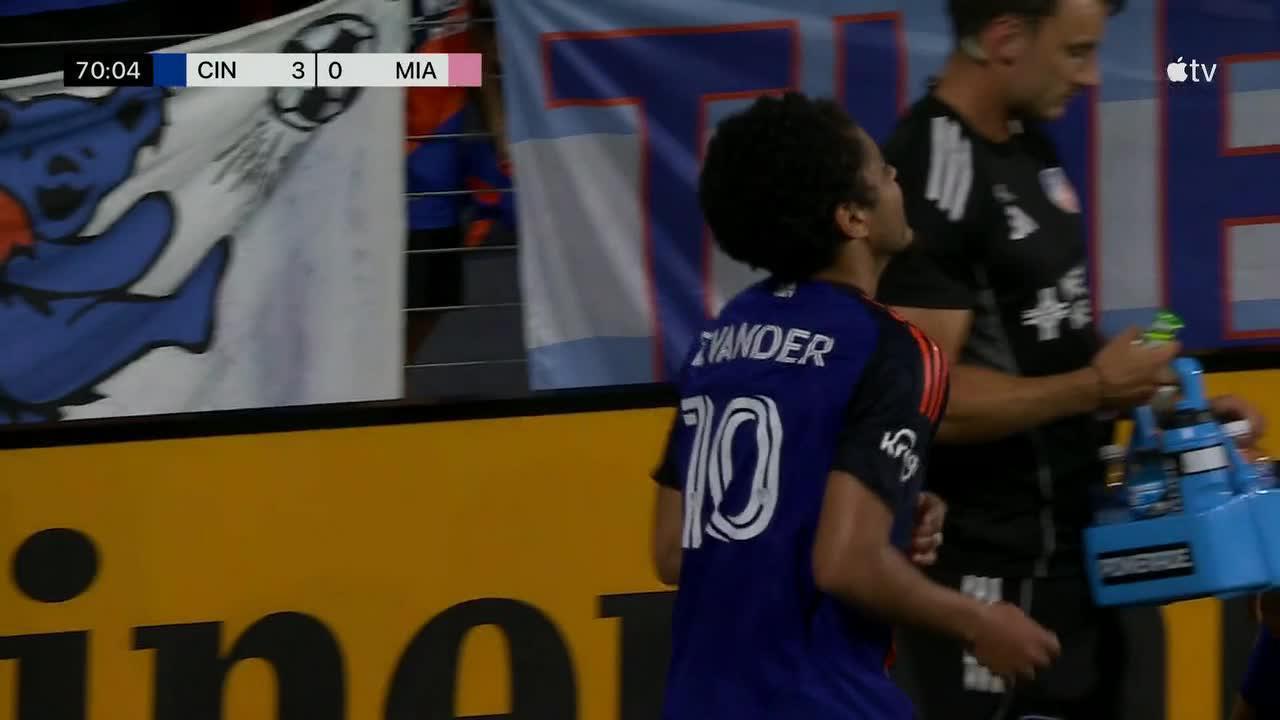 Evander gets on the scoresheet for FC Cincinnati