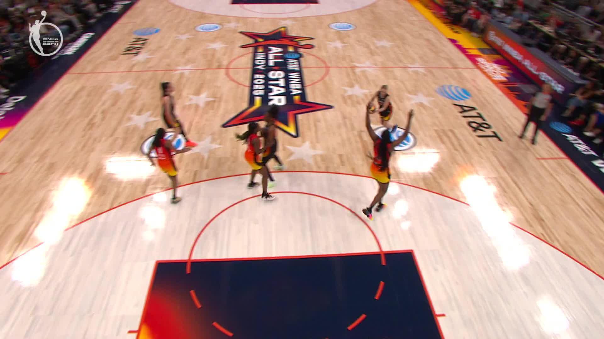 Paige Bueckers opens All-Star Game with a deep 4-pointer