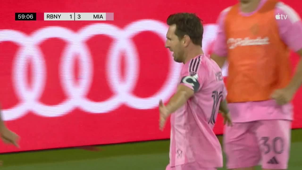 Messi beats the keeper and increases Inter Miami's lead