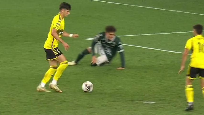 Max Arfsten nets a goal for Columbus Crew