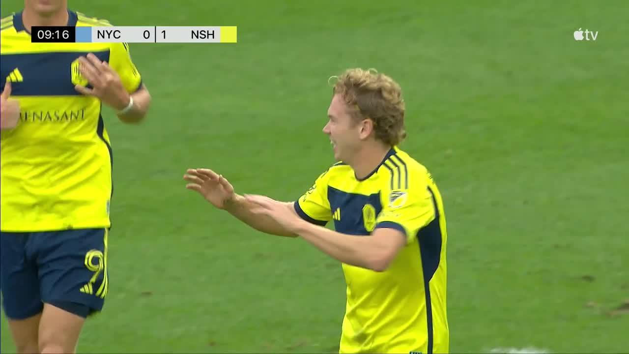 Jacob Shaffelburg gets on the scoresheet for Nashville SC
