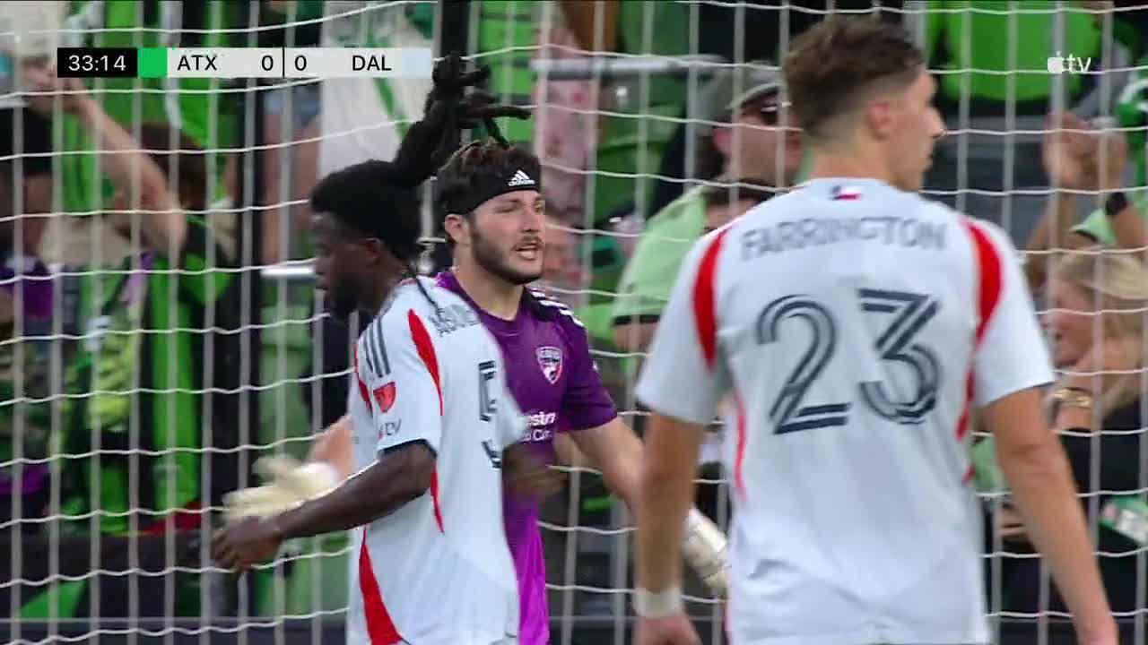 Michael Collodi makes a great save