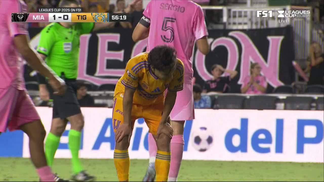 Diego Lainez hits the woodwork vs. Inter Miami CF