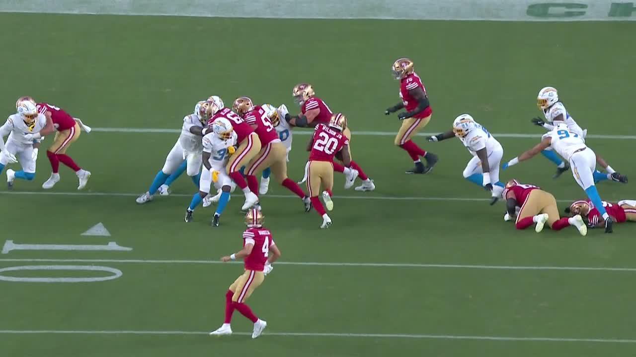 Jeff Wilson Jr. finds the end zone