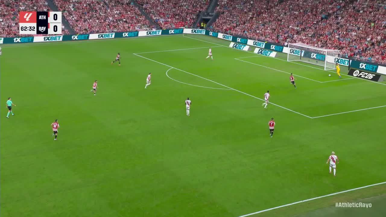 Sancet's penalty seals Athletic Club's win over Rayo