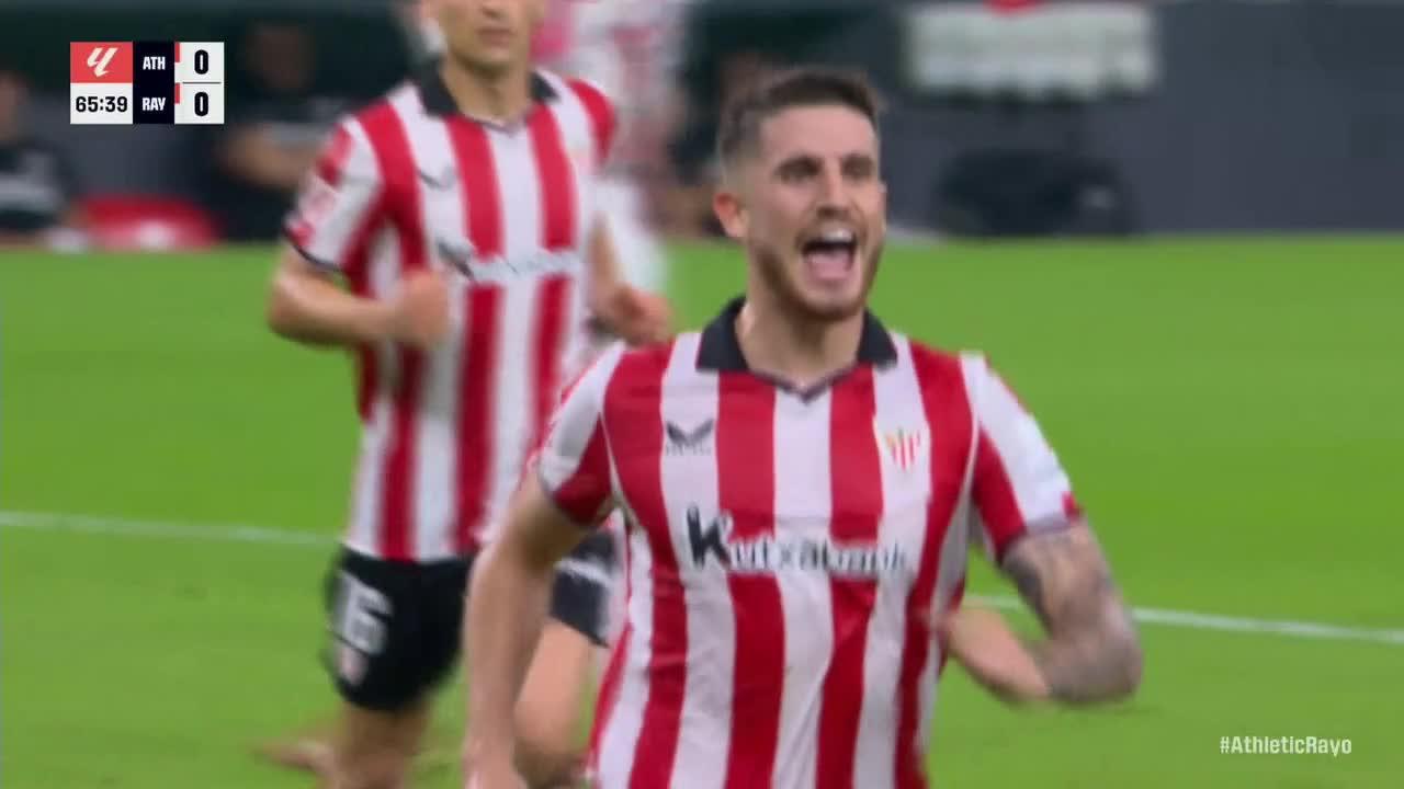 Oihan Sancet scores Penalty Goals vs. Rayo Vallecano