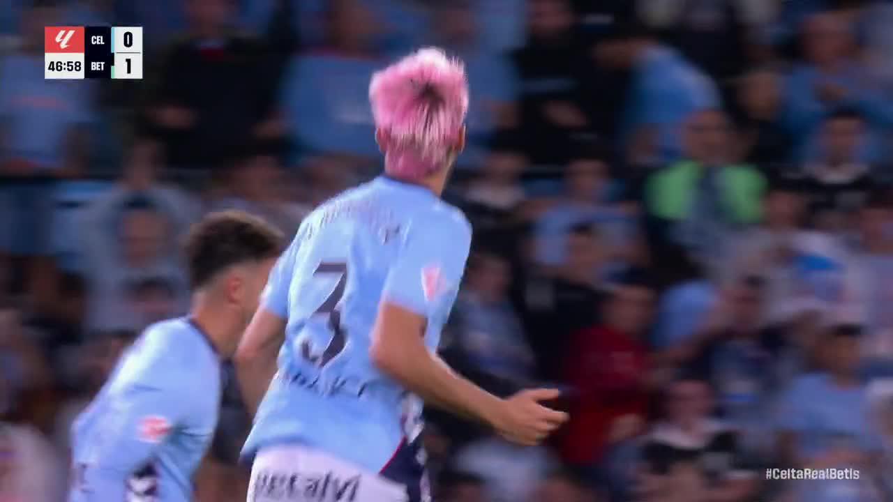 Hugo Álvarez finds the back of the net for Celta Vigo
