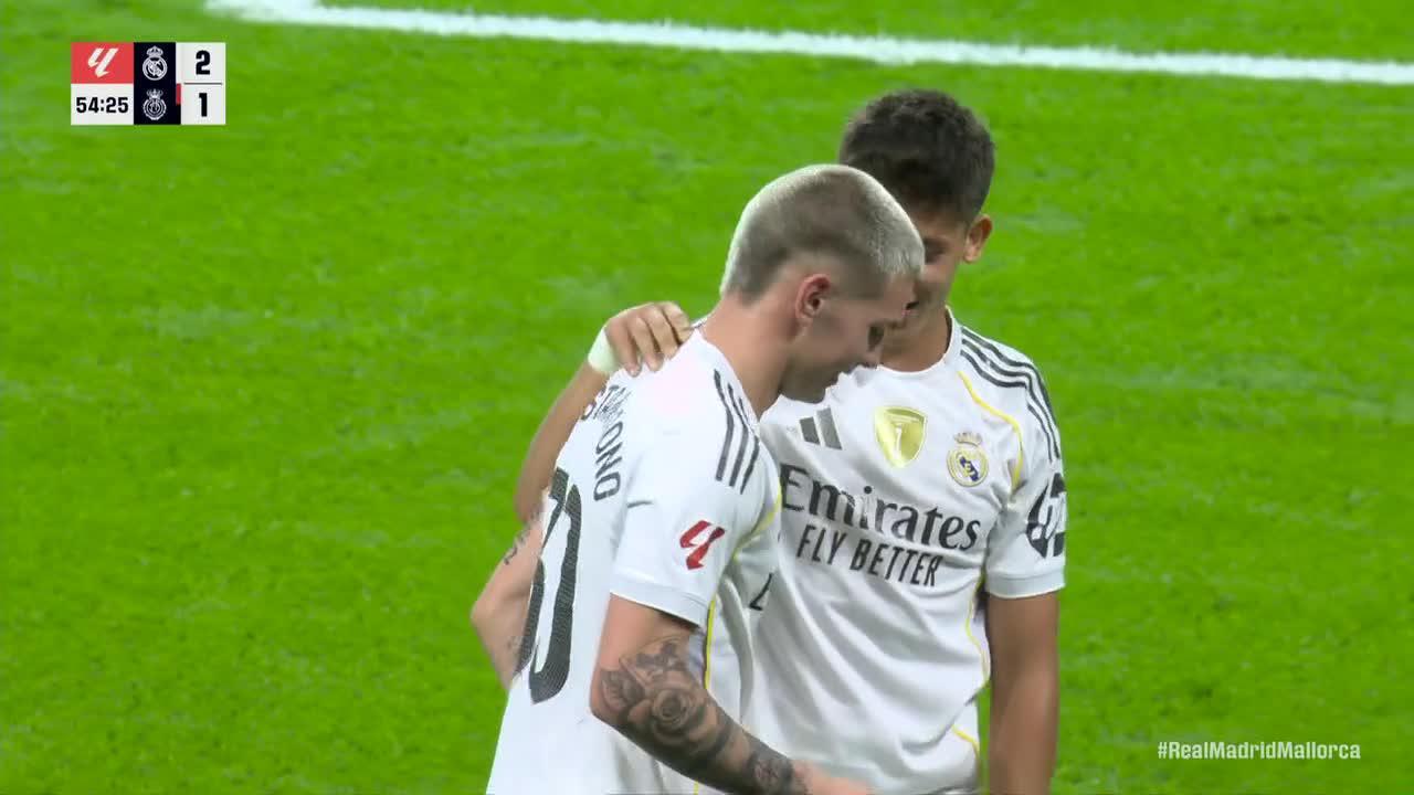 Arda Güler scores goal for Real Madrid