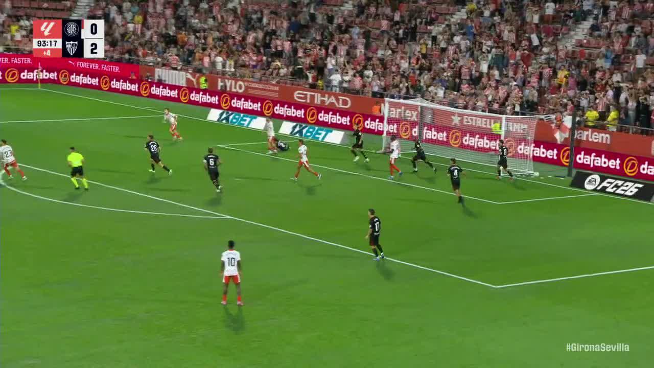 Ørjan Nyland makes a great save