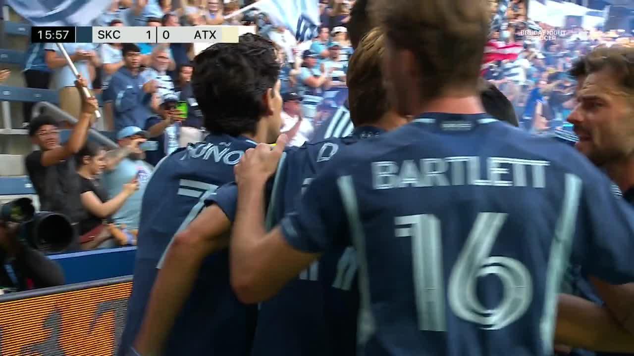 Dejan Joveljic scores on a penalty kick vs. Austin FC