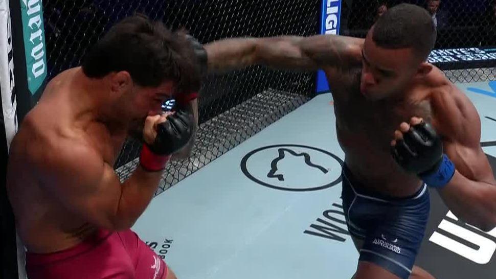 Samuel Sanches secures vicious KO win in 1st round