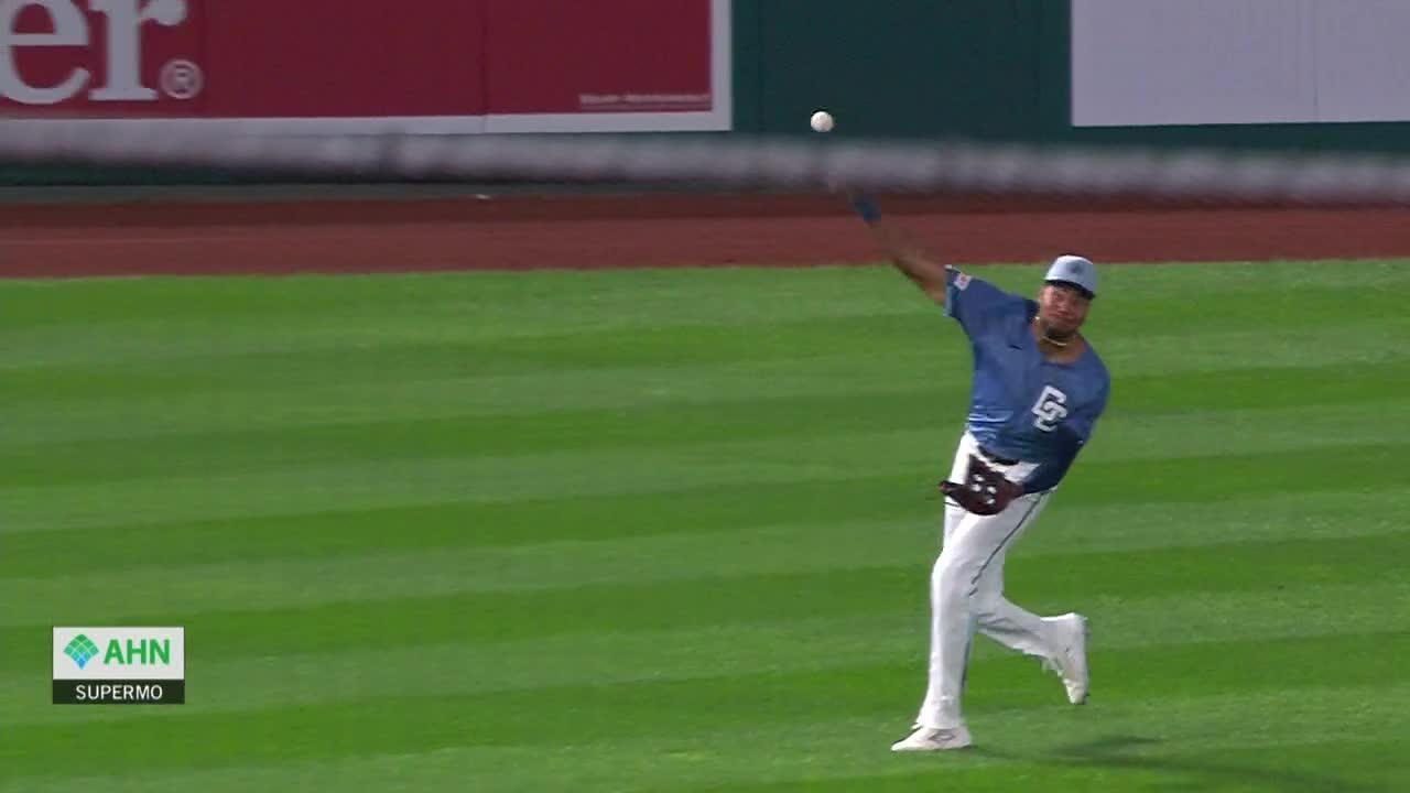James Wood saves Nationals with great throw to the plate