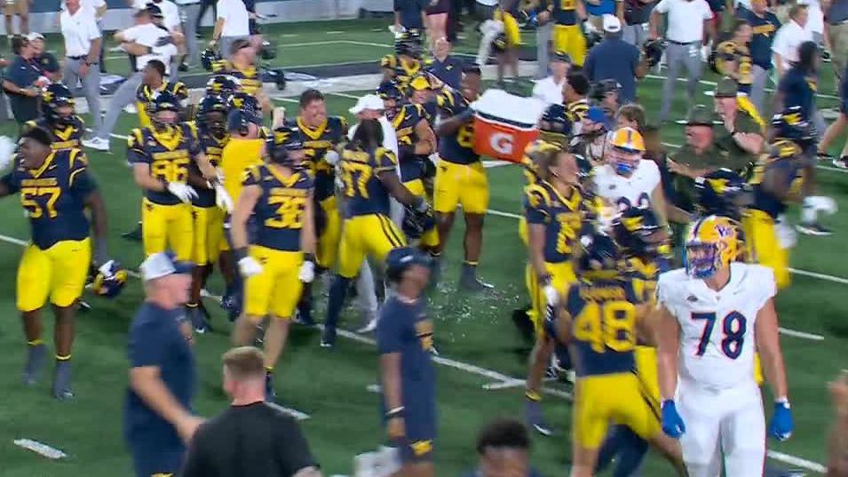 West Virginia secures win over Pittsburgh with 4th-down stop