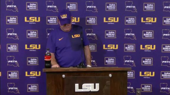 LSU Coach Brian Kelly Reacts Angrily After Florida Win Amid Offensive Criticism